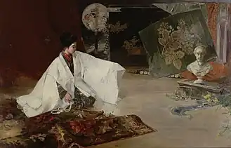 Gräfin Katsu in Hofkleidung