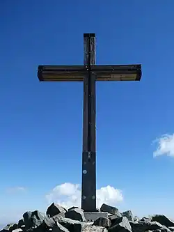 Gipfelkreuz auf dem Piz Platta