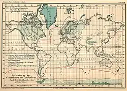 Verbreitung der Gletscher und des Treibeises im Jahre 1896