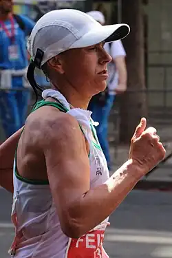 Susana Feitor, 2005 WM-Dritte, belegte diesmal Rang vier