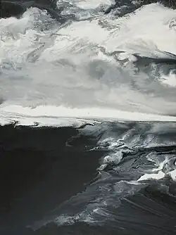 Susanne Knaack, „Seestück“, 2010, Acryl auf Leinwand, 40 cm × 30 cm