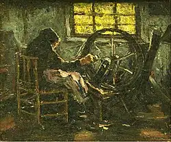 Suze Robertson (1900): Frau beim Spinnen, Gemeentemuseum Helmond.