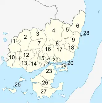 Kirchspiele der Kommune