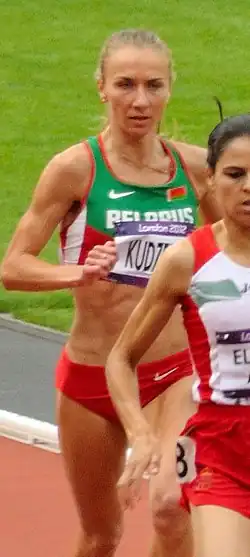 Swjatlana Kudselitsch erreichte den achten Platz