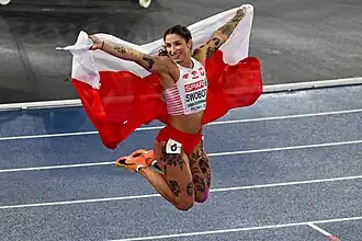 Ewa Swoboda bei den Europameisterschaften 2024 in Rom