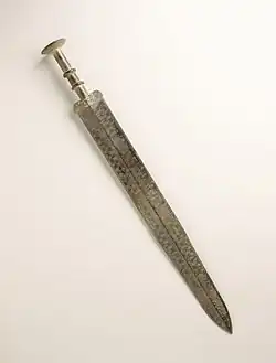 Schwert aus Bronze, Östliche Zhou-Dynastie ca. 481 bis 221 v. Chr.