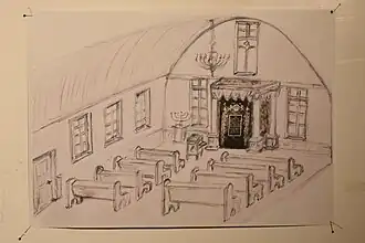 Zeichnung des Innenraums