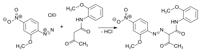 Synthese von Brilliantgelb