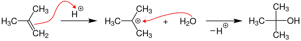 Synthese von tert.-Butanol