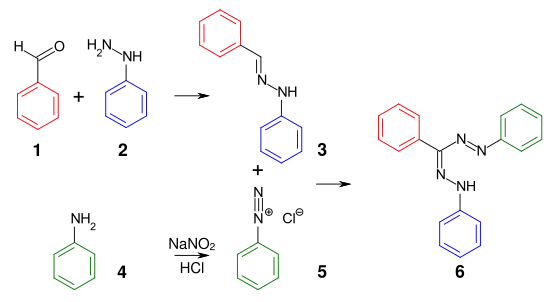 Synthese von Triphenylformazan