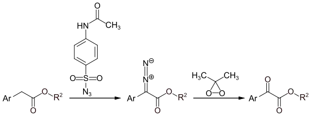 Synthese von alpha-Arylketoester über Aryldiazoacetate