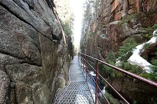 Der „Eisenweg“ durch die Schlucht