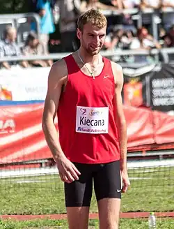 Szymon Kiecana geteilter Rang dreizehn mit 2,17 m