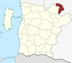 Lage des Kirchspiels