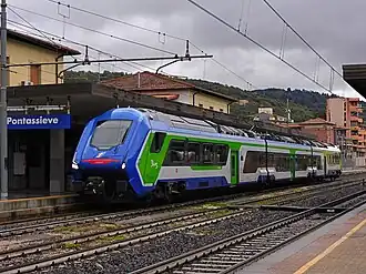 Blues der Trenitalia in der Toskana