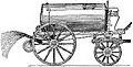 Pferdefuhrwerk aus dem 19. Jahrhundert