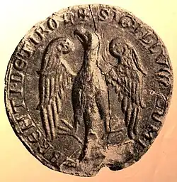 Zweites Siegel Graf Alberts III. von Tirol mit dem Tiroler Adler, verwendet in den Jahren 1211–1217[6]