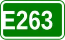 Zeichen der Europastraße 263