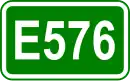 Zeichen der Europastraße 576