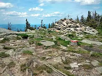 Der höchste Punkt am Skalny Stół