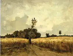 Kornfelder in Drenthe, um 1880