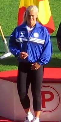 Taina Kolkkala Rang fünf mit 59,52 m