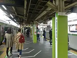Bahnsteig der Yamanote-Linie