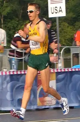 Jared Tallent musste sich hier mit Rang 26 zufriedengeben, wurde jedoch sechs Tage später Vizeweltmeister auf der 50-km-Distanz