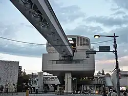 Station der Einschienenbahn