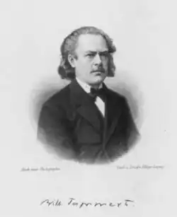 Wilhelm Tappert vor 1892 (re: Porträt von Anton Schöner, 1896)[1])