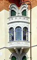 Erker der Villa Moretti