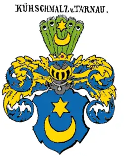 Wappen der Kühschmalz von Tarnau in Farbe