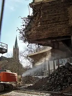 Blick zur Johanneskirche, 7. April 2013