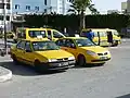 Taxis in Monastir (Tunesien)