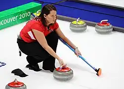 Debbie McCormick bei den Olympischen Winterspielen 2010
