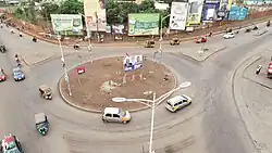 Kreisverkehr in Techiman (2021)