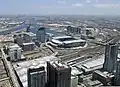 Docklands Stadium und Umgebung