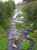 Fluss Temnitz in der Nähe von Garz