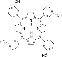Strukturformel von Temoporfin