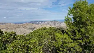 Blick von Temsamane aufs Mittelmeer