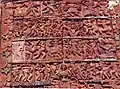 Terracotta-Reliefplatten am Radhabinode Temple