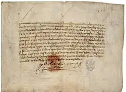 Das Testament Isabellas: Kastilien geht nicht an ihren Gemahl Ferdinand, sondern an ihre Tochter Johanna (mit Philipp I. von Habsburg)