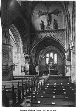 Innenraum nach Osten um 1902