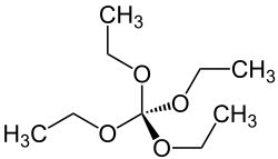 Struktur von Orthokohlensäuretetraethylester