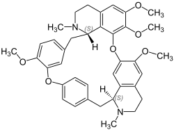 Strukturformel von Tetrandrin