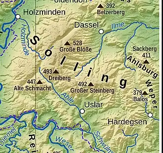 Der Solling im Weserbergland