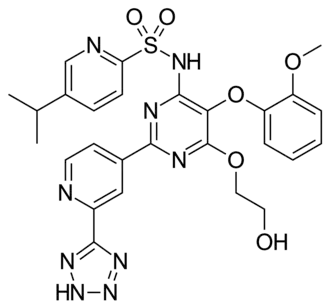 Strukturformel Tezosentan