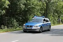 BMW 5er Touring der Polizei