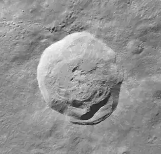 Krater Thales (LROC-WAC)