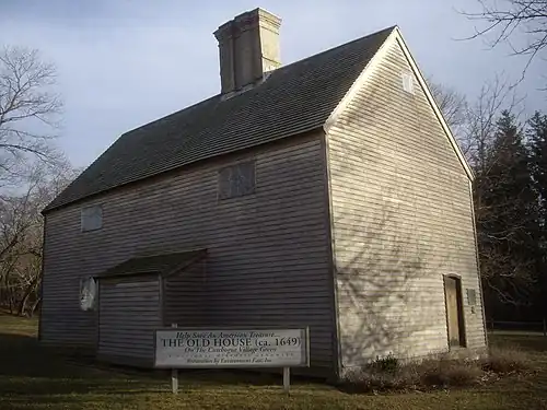 'The old house', eines der ältesten erhaltenen englischen Wohnhäuser in den USA, 1699, Cutchogue, Long Island